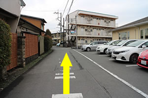 第２駐車場への行き方１